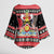 Trinidad and Tobago Christmas Kimono Sleeve Blouse Bird and Coat of Arms Design - Wonder Print Shop