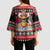 Trinidad and Tobago Christmas Kimono Sleeve Blouse Bird and Coat of Arms Design - Wonder Print Shop