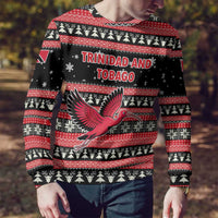 Trinidad and Tobago Christmas Ugly Christmas Sweater Bird and Coat of Arms Design - Wonder Print Shop