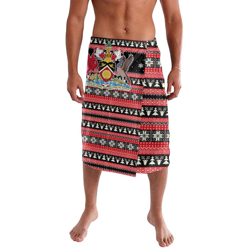 Trinidad and Tobago Christmas Lavalava Bird and Coat of Arms Design - Wonder Print Shop