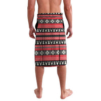 Trinidad and Tobago Christmas Lavalava Bird and Coat of Arms Design - Wonder Print Shop