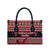 Trinidad and Tobago Christmas Leather Bag Bird and Coat of Arms Design - Wonder Print Shop
