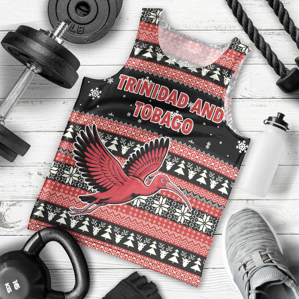 Trinidad and Tobago Christmas Men Tank Top Bird and Coat of Arms Design - Wonder Print Shop