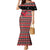 Trinidad and Tobago Christmas Mermaid Dress Bird and Coat of Arms Design - Wonder Print Shop