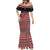 Trinidad and Tobago Christmas Mermaid Dress Bird and Coat of Arms Design - Wonder Print Shop