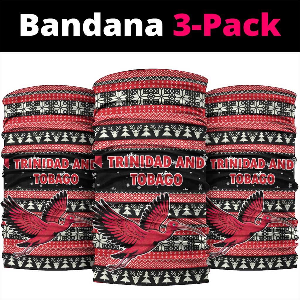 Trinidad and Tobago Christmas Neck Gaiter Bird and Coat of Arms Design - Wonder Print Shop