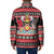 Trinidad and Tobago Christmas Padded Jacket Bird and Coat of Arms Design - Wonder Print Shop