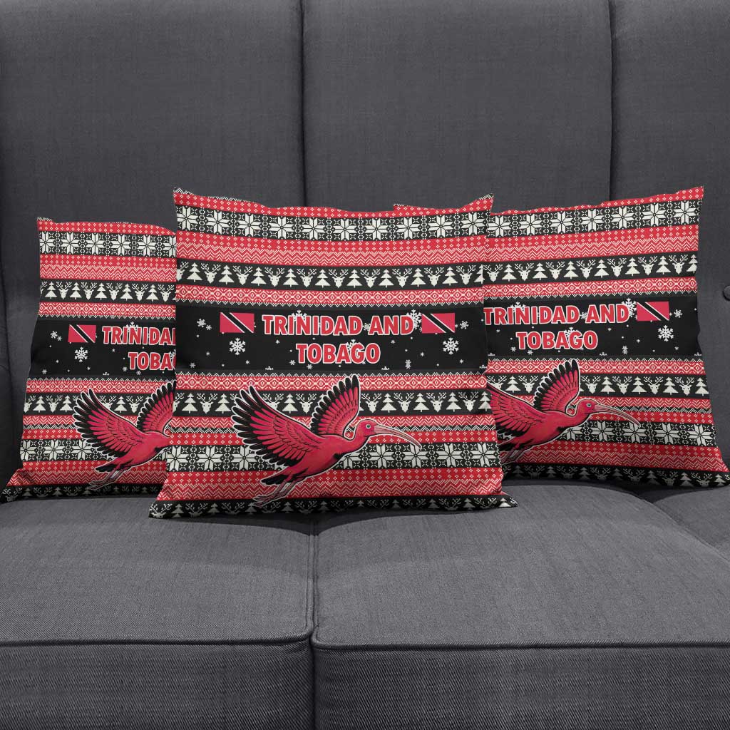 Trinidad and Tobago Christmas Pillow Cover Bird and Coat of Arms Design - Wonder Print Shop