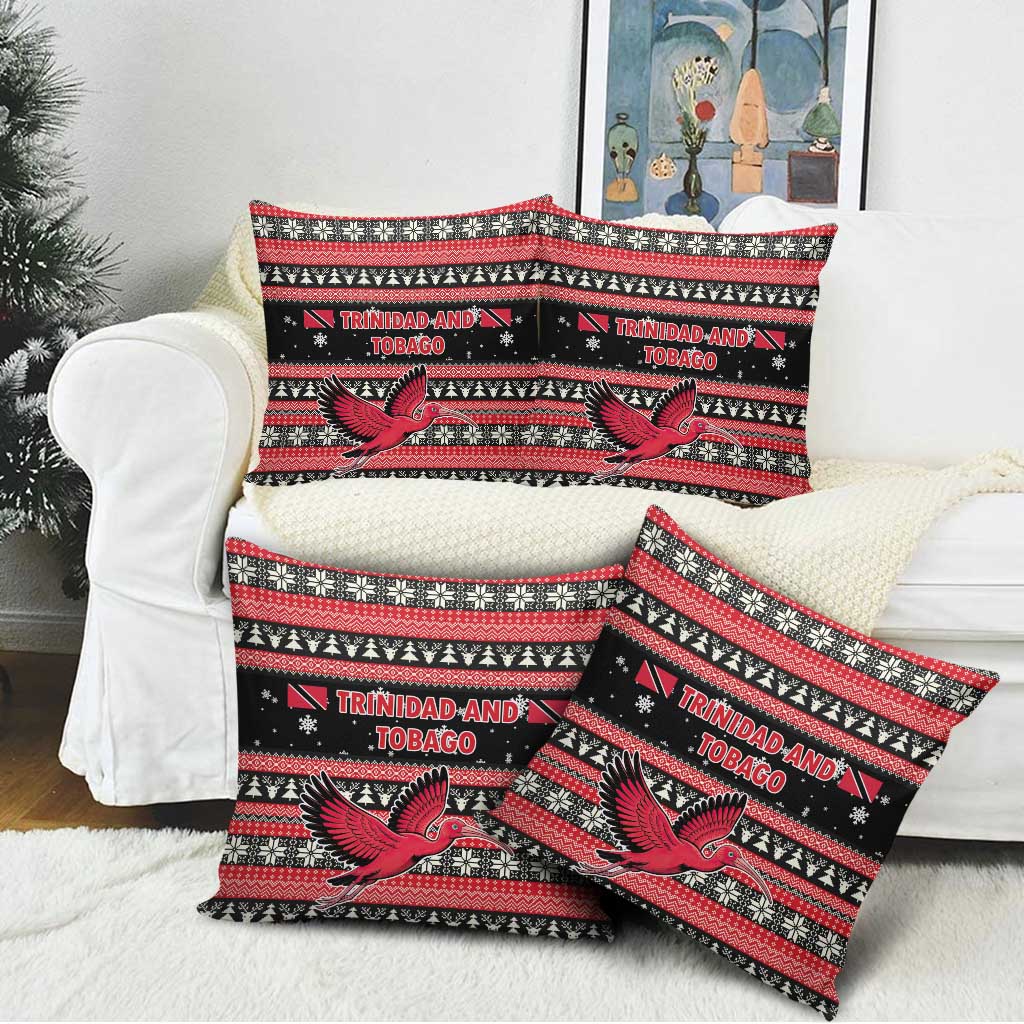Trinidad and Tobago Christmas Pillow Cover Bird and Coat of Arms Design - Wonder Print Shop
