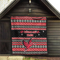 Trinidad and Tobago Christmas Quilt Bird and Coat of Arms Design - Wonder Print Shop