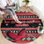 Trinidad and Tobago Christmas Round Carpet Bird and Coat of Arms Design - Wonder Print Shop