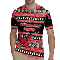 Trinidad and Tobago Christmas Rugby Jersey Bird and Coat of Arms Design - Wonder Print Shop