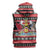 Trinidad and Tobago Christmas Sleeveless Hoodie Bird and Coat of Arms Design - Wonder Print Shop