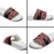 Trinidad and Tobago Christmas Slide Sandals Bird and Coat of Arms Design - Wonder Print Shop