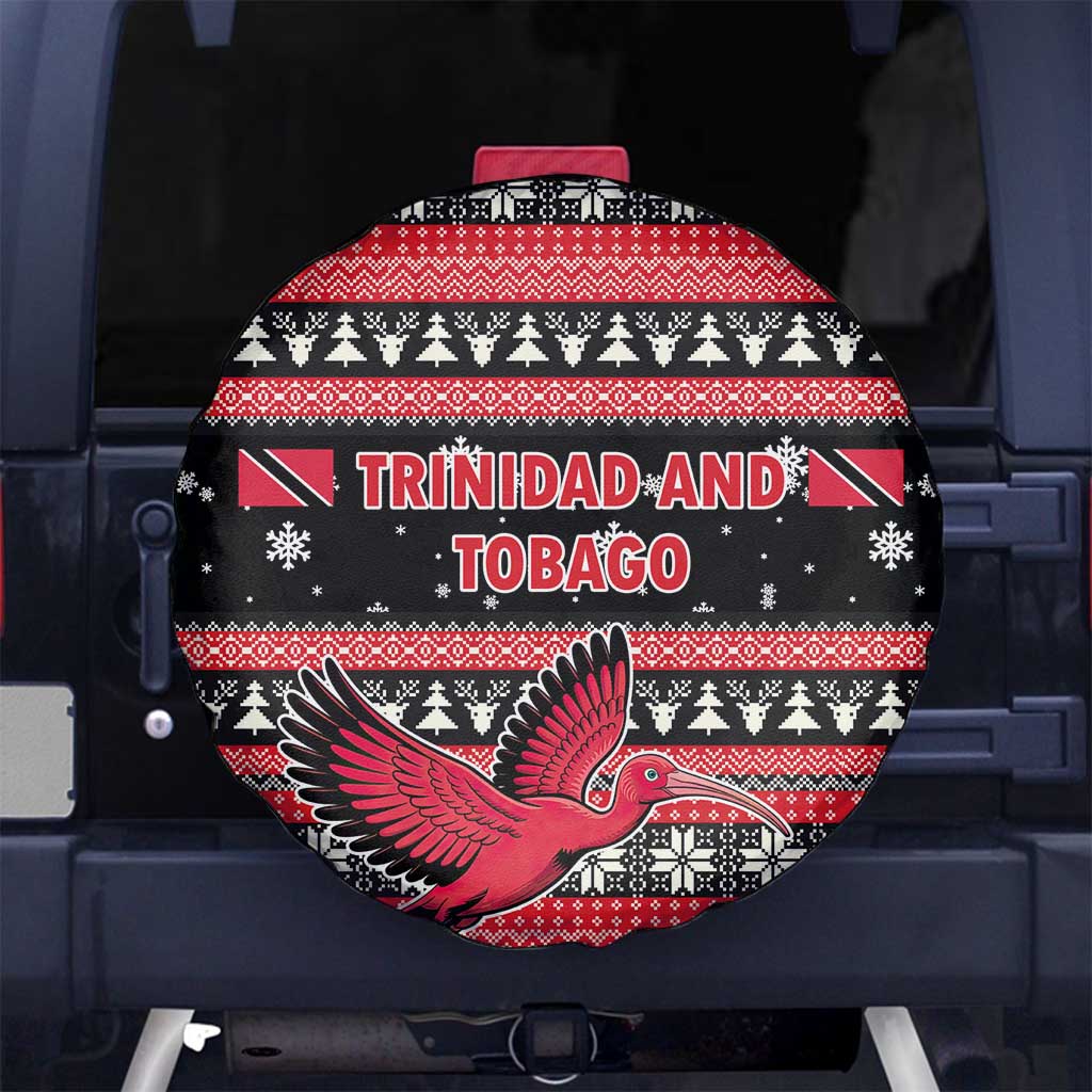 Trinidad and Tobago Christmas Spare Tire Cover Bird and Coat of Arms Design - Wonder Print Shop