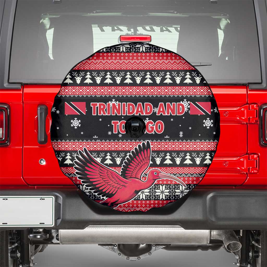 Trinidad and Tobago Christmas Spare Tire Cover Bird and Coat of Arms Design - Wonder Print Shop