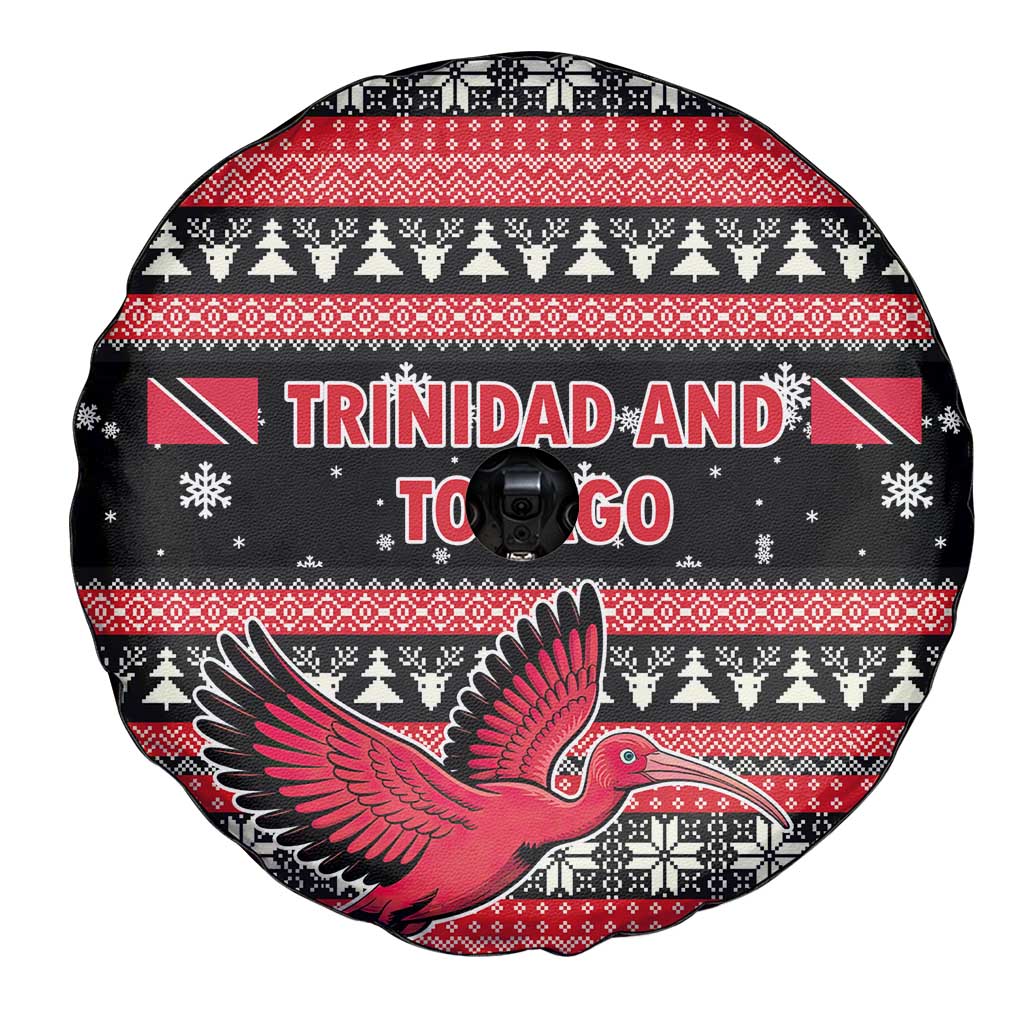 Trinidad and Tobago Christmas Spare Tire Cover Bird and Coat of Arms Design - Wonder Print Shop