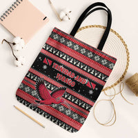 Trinidad and Tobago Christmas Tote Bag Bird and Coat of Arms Design - Wonder Print Shop