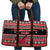 Trinidad and Tobago Christmas Travel Bag Bird and Coat of Arms Design - Wonder Print Shop