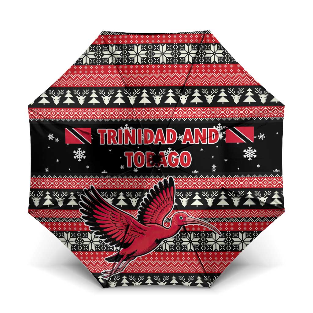 Trinidad and Tobago Christmas Umbrella Bird and Coat of Arms Design - Wonder Print Shop