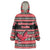 Trinidad and Tobago Christmas Wearable Blanket Hoodie Bird and Coat of Arms Design - Wonder Print Shop
