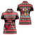 Trinidad and Tobago Christmas Women Polo Shirt Bird and Coat of Arms Design - Wonder Print Shop