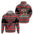 Trinidad and Tobago Christmas Zip Hoodie Bird and Coat of Arms Design - Wonder Print Shop