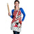 Trinidad and Tobago Christmas Apron Christmas Bird Santa and Reindeer Design - Wonder Print Shop