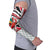 Trinidad and Tobago Christmas Arm Sleeves Christmas Bird Santa and Reindeer Design - Wonder Print Shop
