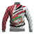 Trinidad and Tobago Christmas Baseball Jacket Christmas Bird Santa and Reindeer Design - Wonder Print Shop