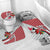 Trinidad and Tobago Christmas Bathroom Set Christmas Bird Santa and Reindeer Design - Wonder Print Shop