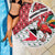 Trinidad and Tobago Christmas Beach Blanket Christmas Bird Santa and Reindeer Design - Wonder Print Shop