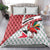 Trinidad and Tobago Christmas Bedding Set Christmas Bird Santa and Reindeer Design - Wonder Print Shop