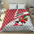 Trinidad and Tobago Christmas Bedding Set Christmas Bird Santa and Reindeer Design - Wonder Print Shop