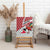 Trinidad and Tobago Christmas Canvas Wall Art Christmas Bird Santa and Reindeer Design - Wonder Print Shop