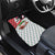 Trinidad and Tobago Christmas Car Mats Christmas Bird Santa and Reindeer Design - Wonder Print Shop