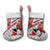 Trinidad and Tobago Christmas Stocking Christmas Bird Santa and Reindeer Design - Wonder Print Shop