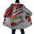 Trinidad and Tobago Christmas Cloak Christmas Bird Santa and Reindeer Design - Wonder Print Shop