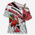 Trinidad and Tobago Christmas Cross Shoulder Shirt Christmas Bird Santa and Reindeer Design - Wonder Print Shop