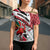 Trinidad and Tobago Christmas Cross Shoulder Shirt Christmas Bird Santa and Reindeer Design - Wonder Print Shop