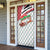 Trinidad and Tobago Christmas Door Cover Christmas Bird Santa and Reindeer Design - Wonder Print Shop