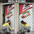 Trinidad and Tobago Christmas Door Cover Christmas Bird Santa and Reindeer Design - Wonder Print Shop