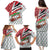 Trinidad and Tobago Christmas Family Matching Puletasi and Hawaiian Shirt Christmas Bird Santa and Reindeer Design - Wonder Print Shop