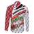 Trinidad and Tobago Christmas Family Matching Puletasi and Hawaiian Shirt Christmas Bird Santa and Reindeer Design - Wonder Print Shop