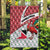 Trinidad and Tobago Christmas Garden Flag Christmas Bird Santa and Reindeer Design - Wonder Print Shop