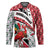 Trinidad and Tobago Christmas Hockey Jersey Christmas Bird Santa and Reindeer Design - Wonder Print Shop