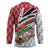 Trinidad and Tobago Christmas Hockey Jersey Christmas Bird Santa and Reindeer Design - Wonder Print Shop