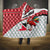 Trinidad and Tobago Christmas Hooded Blanket Christmas Bird Santa and Reindeer Design - Wonder Print Shop