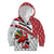 Trinidad and Tobago Christmas Kid Hoodie Christmas Bird Santa and Reindeer Design - Wonder Print Shop