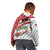 Trinidad and Tobago Christmas Kid Hoodie Christmas Bird Santa and Reindeer Design - Wonder Print Shop